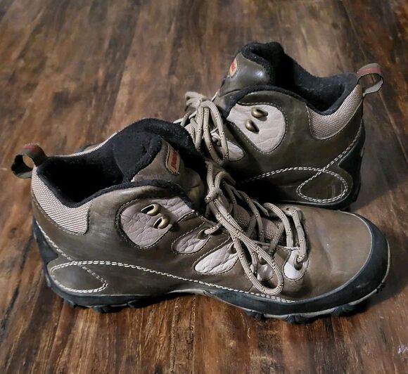 Patagonia Nomad GTX Hiking Boots Gore-Tex Leather Vibram Capilene Size 11.5 main image 9